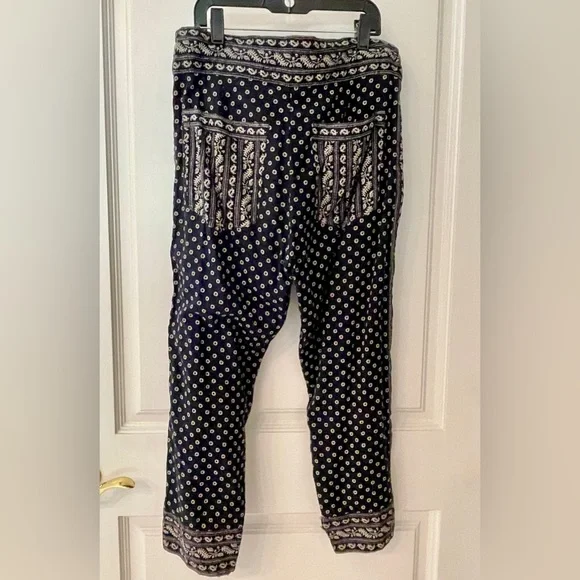 ❤️ ISABEL MARANT ETOILE LOLI BANDANA BOHEMIAN DRAWSTRING CASUAL COTTON PANTS - Picture 5 of 15